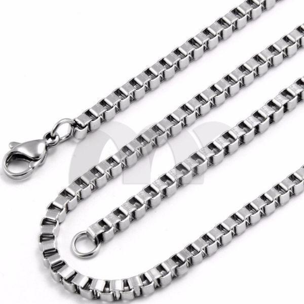 Tribal Steel Dragon Pendant + Box Chain