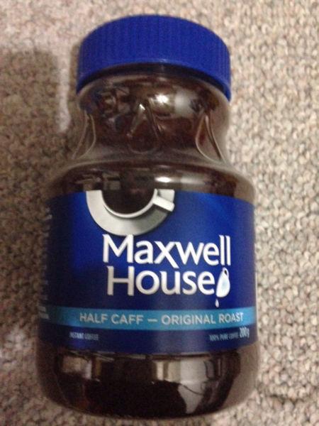 Maxwell coffee free delivery all of