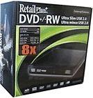 RetailPlus 8x DVD+/-RW Ultra Slim USB 2.0