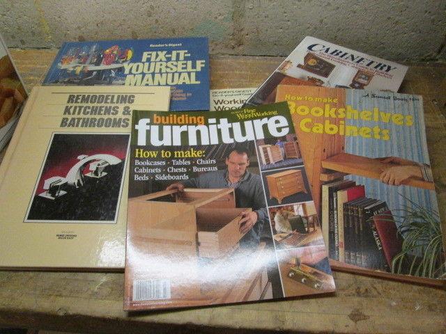Wood working magazines and books