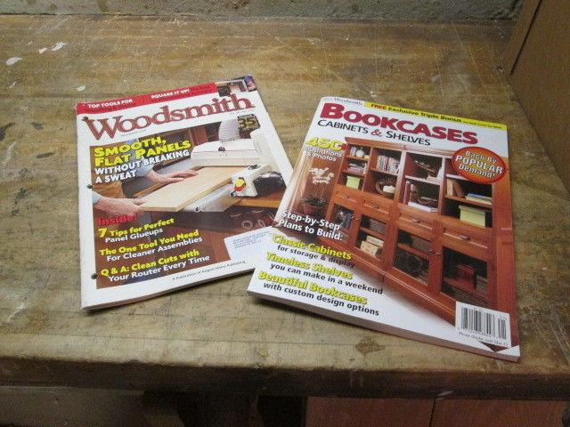 Wood working magazines and books