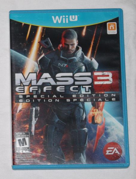 Nintendo Wii U Games Mass Effect 3 & ZombieU