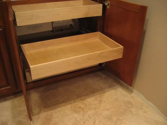 Solid Wood Pullout drawers for 36