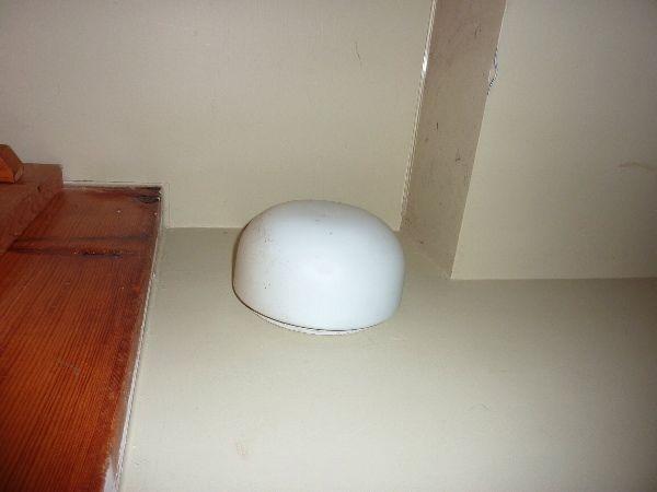 Vintage helmet shape wall/ceiling light fixtures (8)