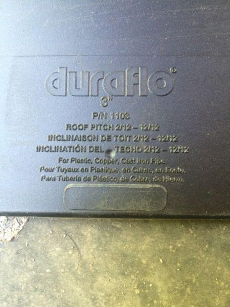 Duroflo roof vent flashing