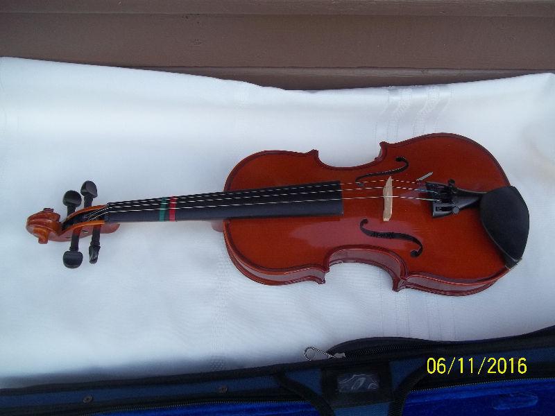Children's 1/4 Size Acoustic Violin with Case and Bow
