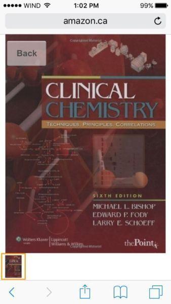 CLINICAL CHEMISTRY - Techniques, Principles , Correlations