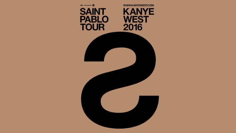 2 Tickets - Kanye West : The Saint Pablo Tour - August 31