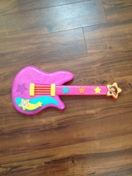 Dora and Boots musical guitar