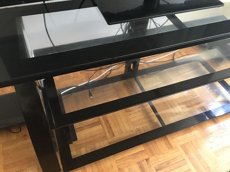 Tempered glass brand new TV stand