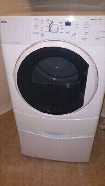 Washer and Dryer Machines with Pedestals