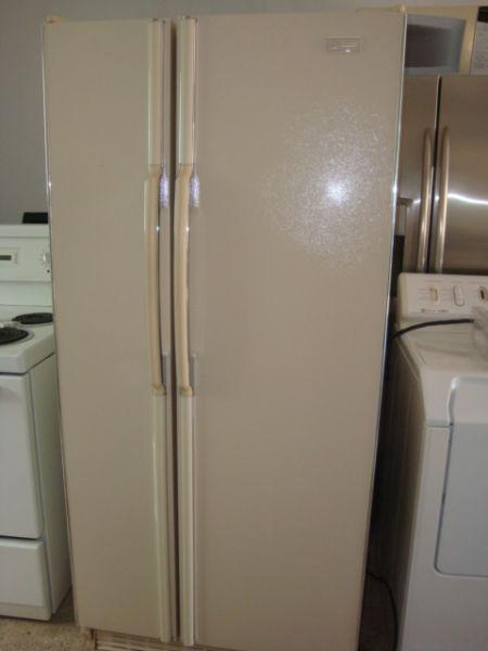 Maytag side by side fridge with ice maker