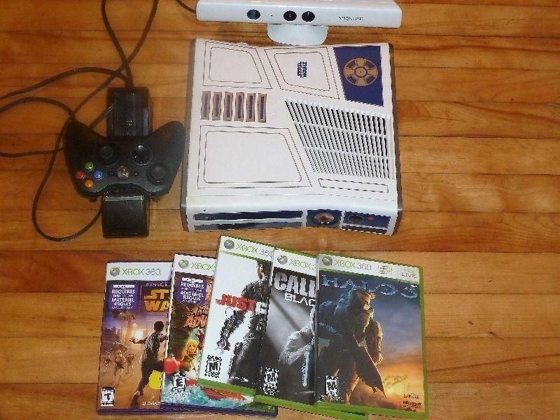 XBox 360 Console Star Wars Special Edition with Kinnect/Controll