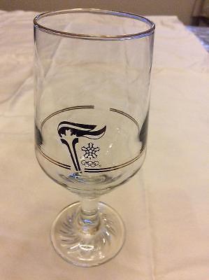 Collectible - 22K Gold Accented 1988 Calgary Olympic Glassware
