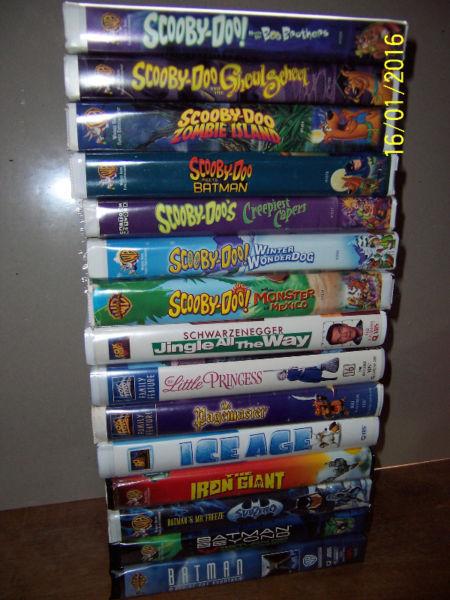 Family VHS movies (Disney, Warner etc.)
