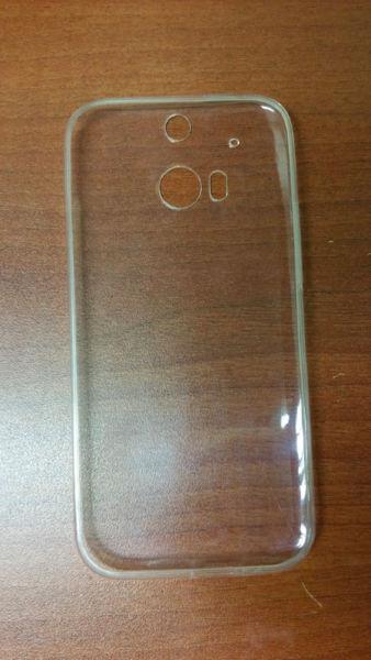 HTC M8 TEMPERED GLASS SCREEN PROTECTOR + CASE