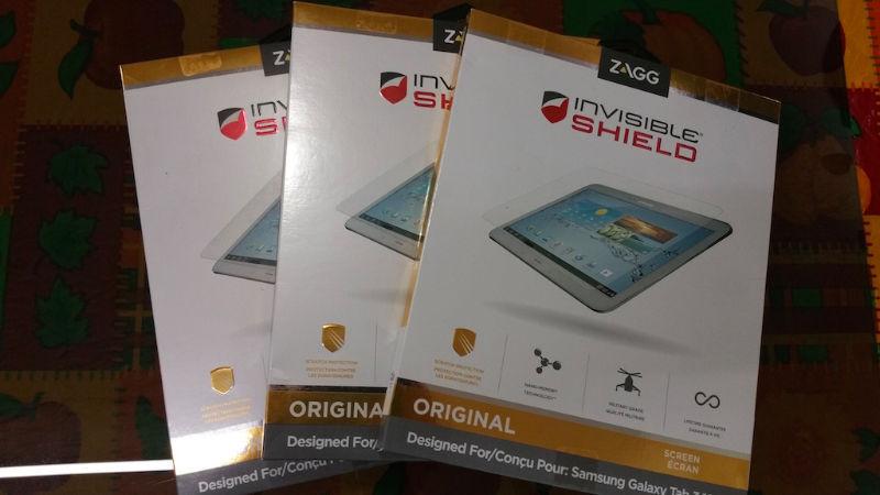 ZAGG SCREEN PROTECTORS FOR SAMSUNG GALAXY TAB 3 10.1