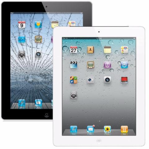 iPad 2,3,4 & iPad mini, Air, Air 2 Crack Glass Screen Repair