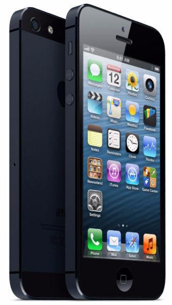 iPHONE 5 16GB FACTORY UNLOCKED BLACK WITH WARRANTY 30 DAYS!!!