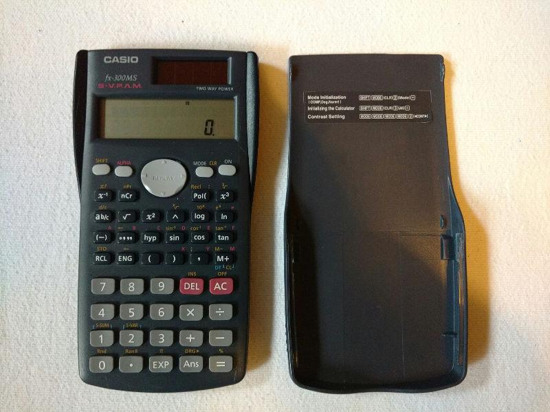 Casio fx-300MS Scientific Calculator. Works great