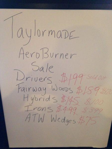 Taylormade AeroBurner Blowout