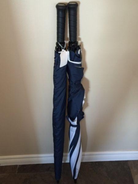 2 Brand New Golf Umbrellas - still have price tags on