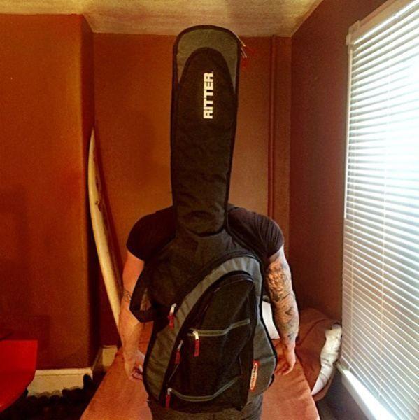 Backpack style Ritter classic Bass Guitar Gig Bag/Case