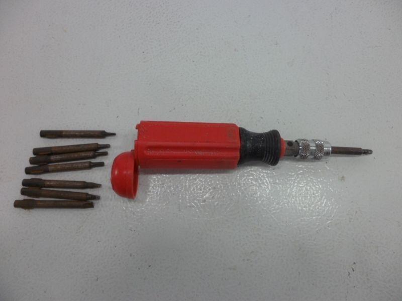 Screwdriver with Interchangeable Bits