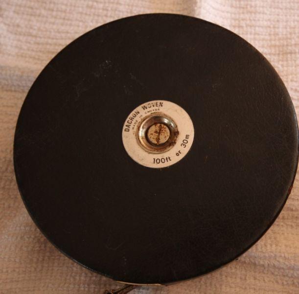 Vintage Lufkin Sterling 100' Linen Non-Metal Tape Measure