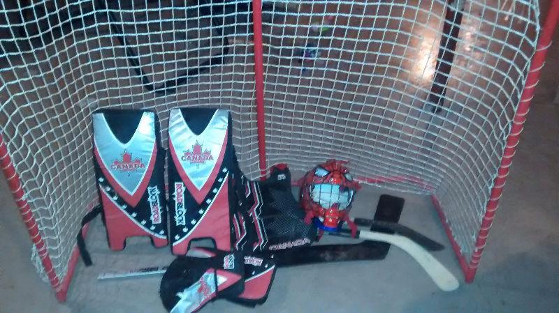 Street Hockey Net and Gear