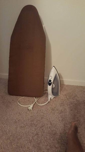 Iron/steamer and board for sale