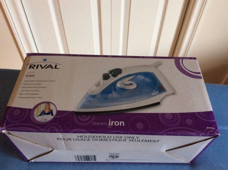 New Iron and Ironing Board