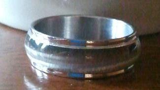 Brand New Stainless Steel Resin Cat-eye Rings