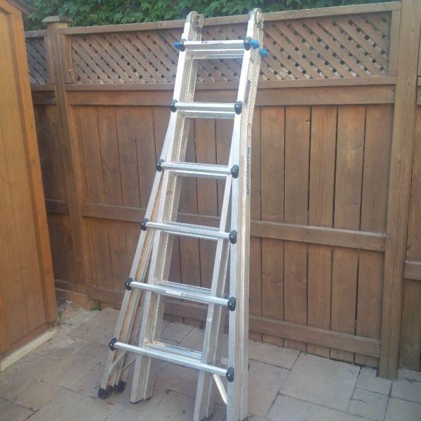 Multi task expandable 25 ft ladder