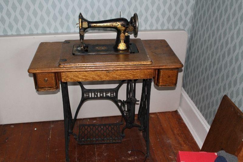 Old Sewing machine for prop