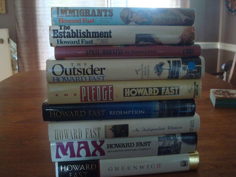 Books by world renowned writer Howard Fast