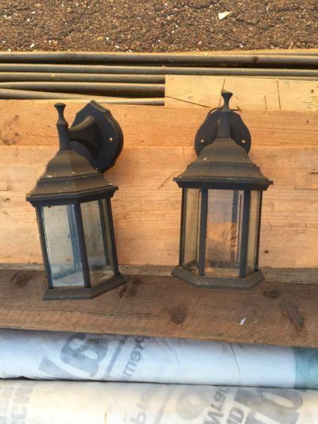 Two Exterior lights