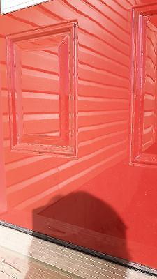 12 w x 8 h Brand New, Autumn red garage door