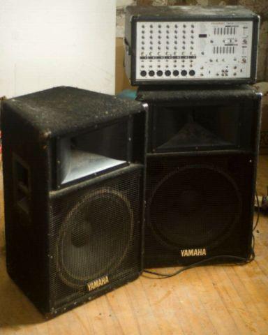 Loudspeakers and Powered Mixer