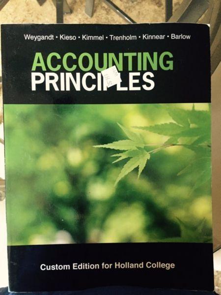 Holland College accounting textbooks