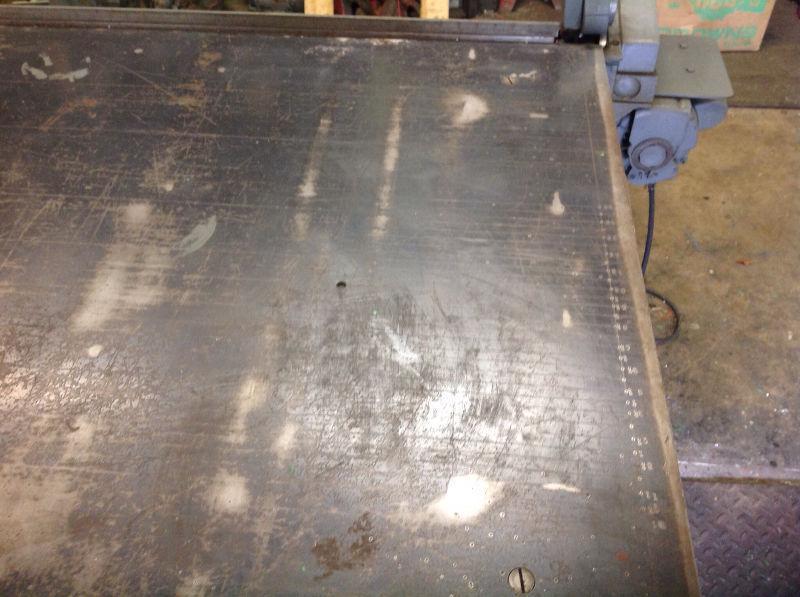 Engel shop master table sheet metal hvac
