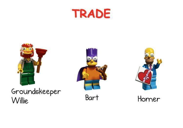 Lego Simpsons Series 2 Minifigures Sale Trade Extras