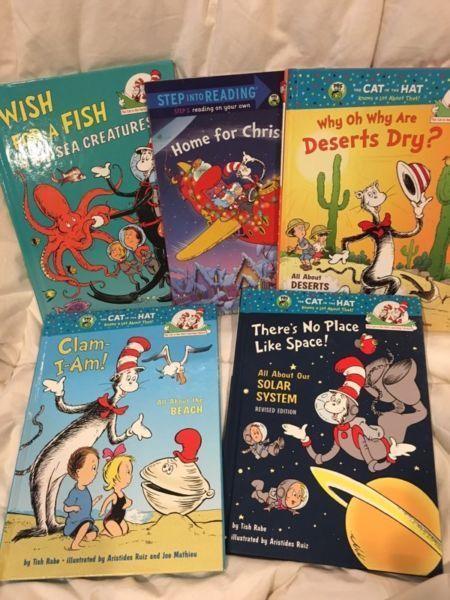 Five Dr. Seuss books