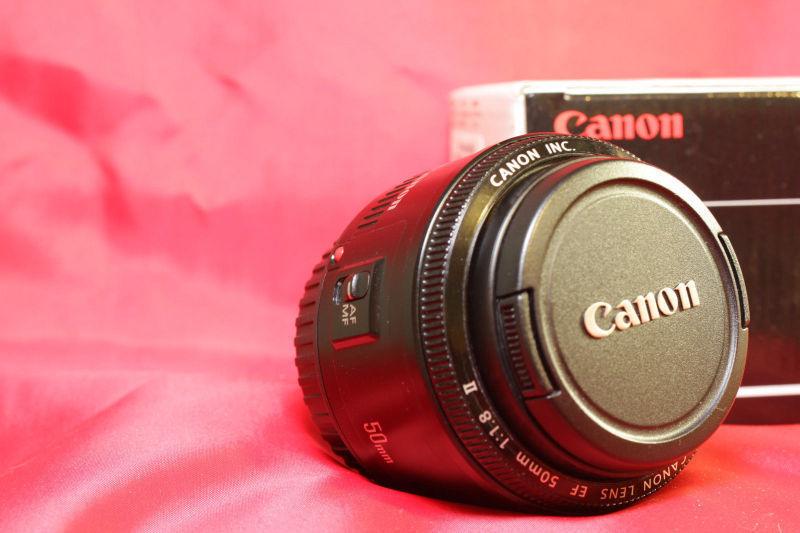 Canon EF50mm F/1.8 Mark II Objectif Original d'Occasion Like New