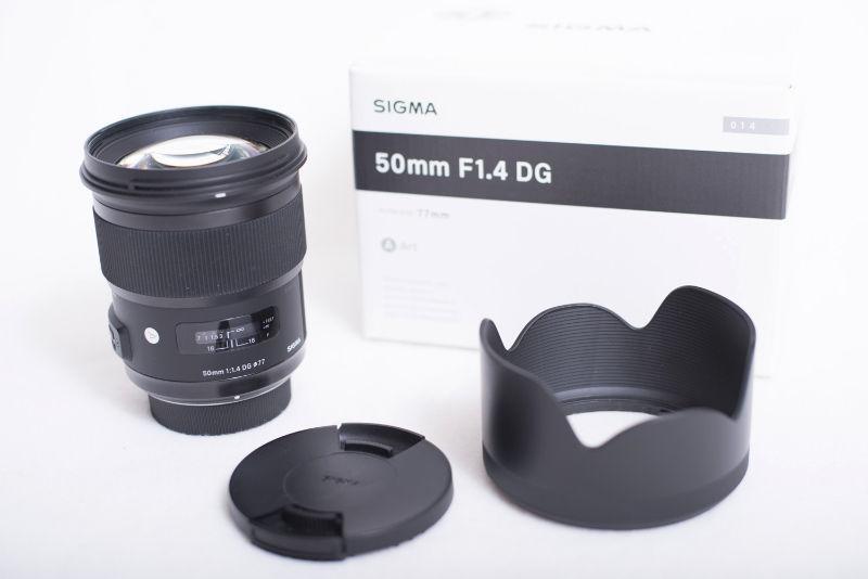 Lens - SIGMA 50mm f/1.4 DG HSM ART NIKON - Perfect - Warranty