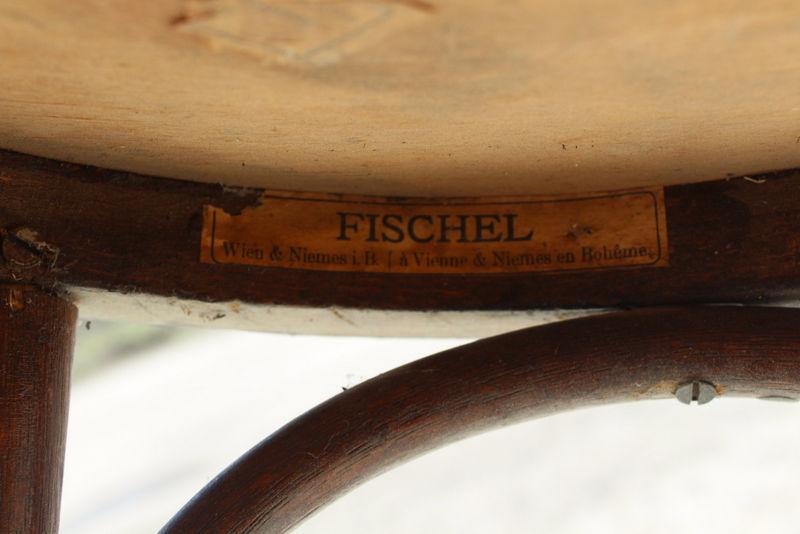 Thonet Style Antique Vintage Art nouveau Fischel Bentwood chair