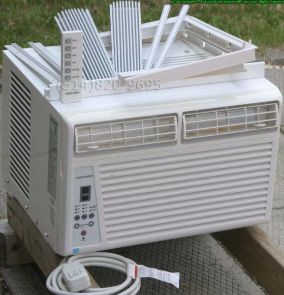 Air conditioner climatiseur 5300 btu numérique largeur 18¾