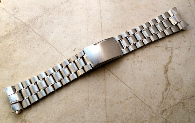 Stainless steel solid links 24mm watch bracelet thick band,185mm