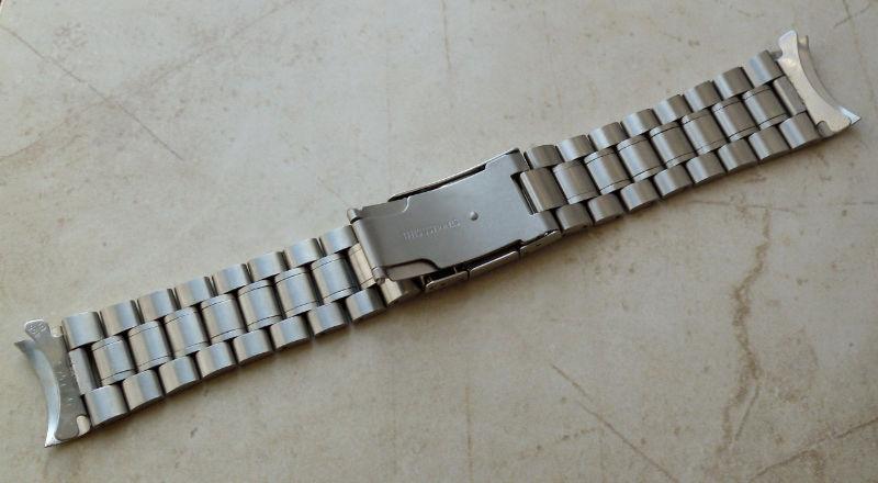 Stainless steel solid links 24mm watch bracelet thick band,185mm