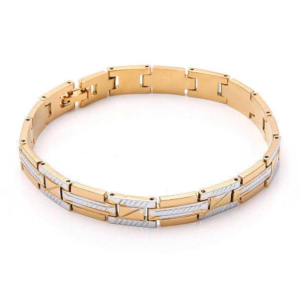 # 076 - Bracelet fabriqué en OR JAUNE REMPLI 18 K